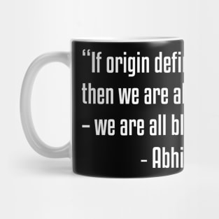 origin defines race | African American | Black Lives Mug